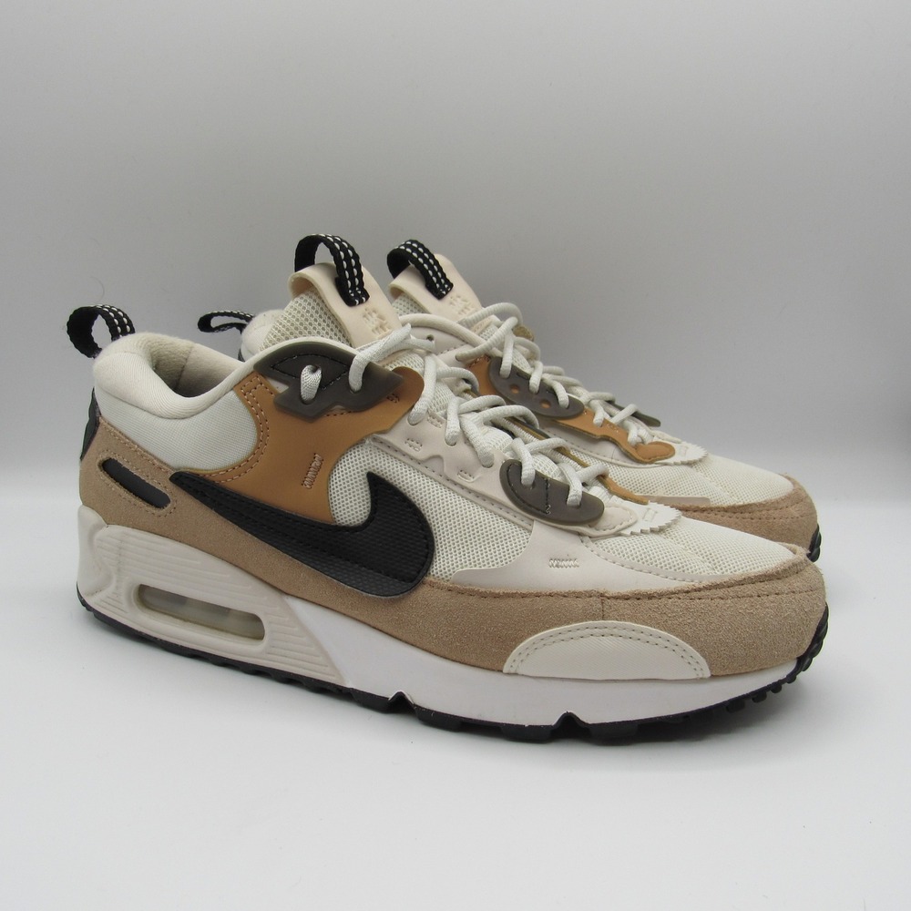 Nike Air Max 90 Futura Womens 9 Sanddrift Hemp Layered Suede DM9922-002